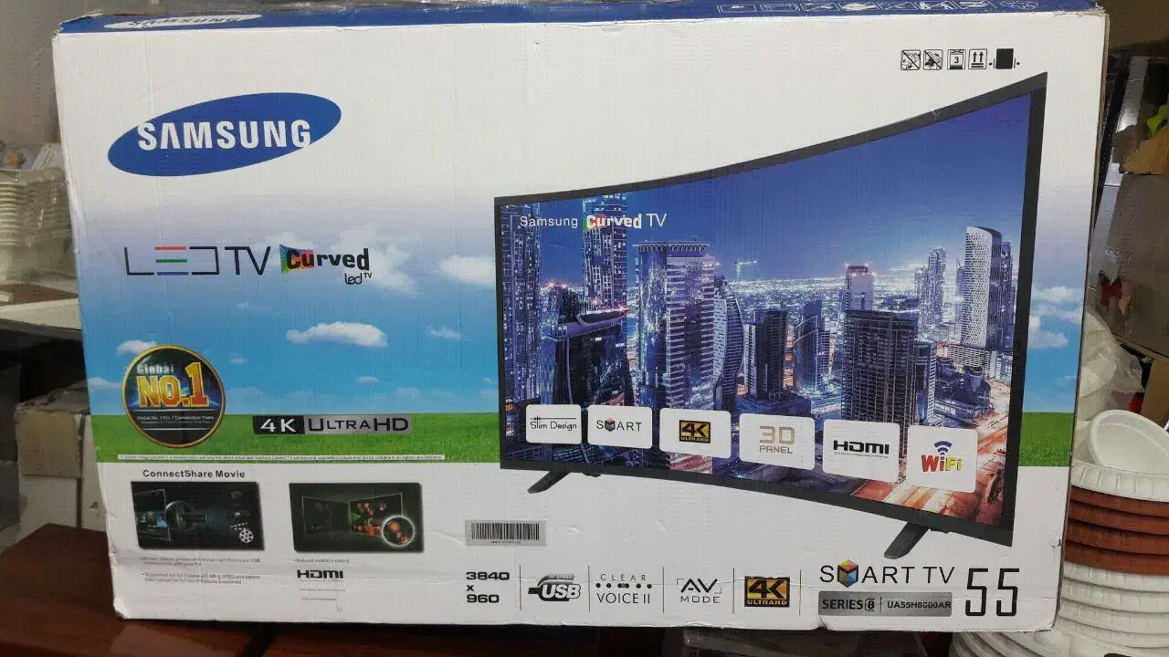 تلویزیون سامسونگ ۵۵ اینچ اولد کاملا سالم|تلویزیون و پروژکتور|سنندج, |دیوار