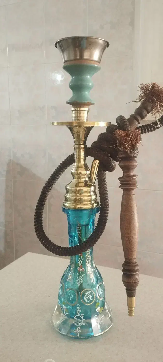 قلیان برنز|کلکسیون اشیاء عتیقه|خرم‌آباد, |دیوار