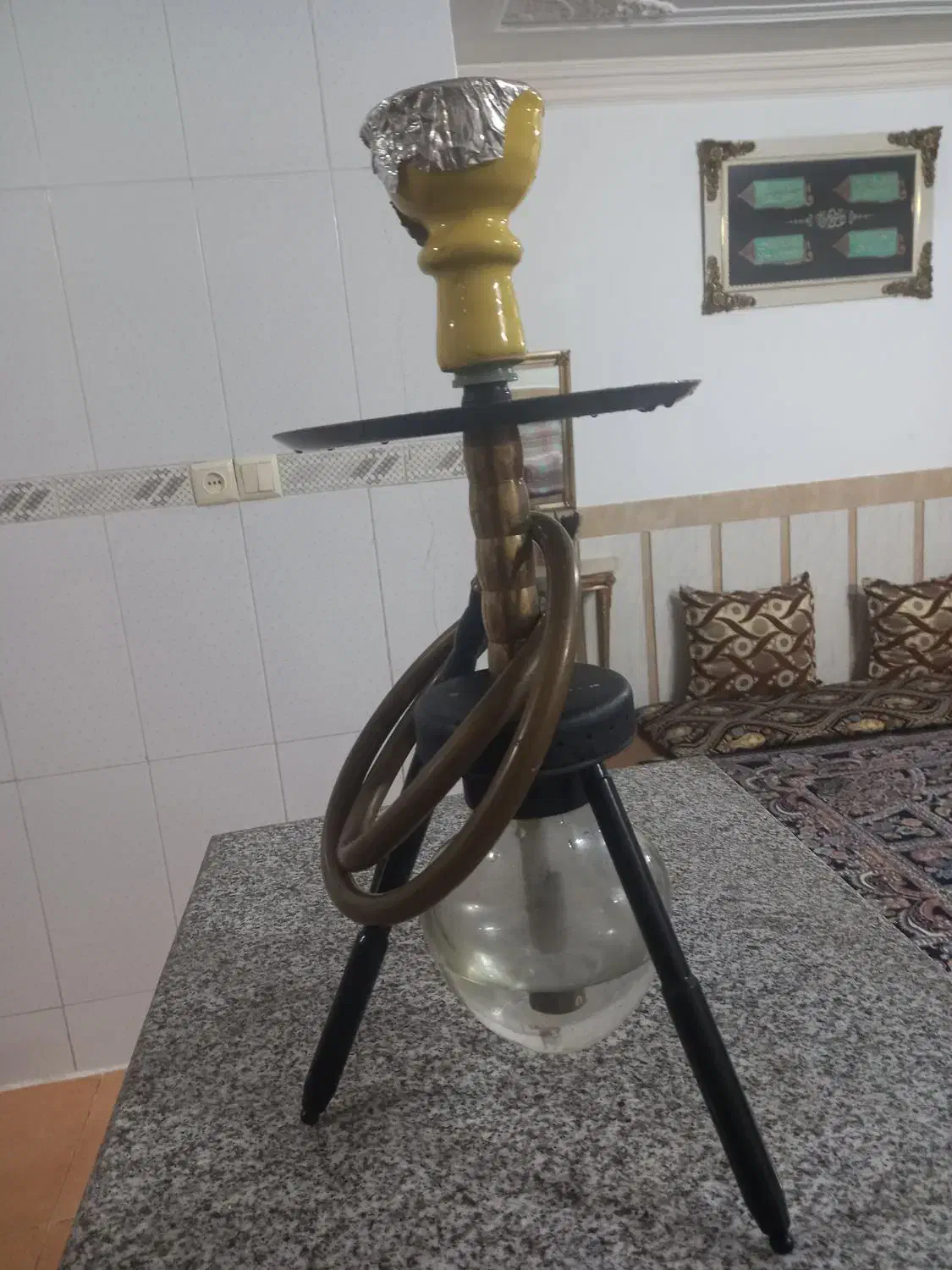 قلیون سه پایه کار بسیار شیک|کلکسیون و سرگرمی|تربت جام, خیرآباد|دیوار