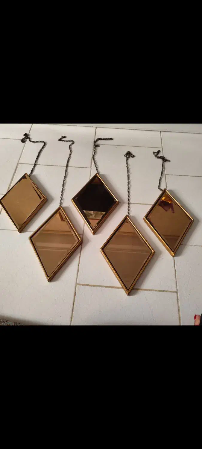 آینه تزیینی ۵ تکه|آینه|رشت, منظریه|دیوار