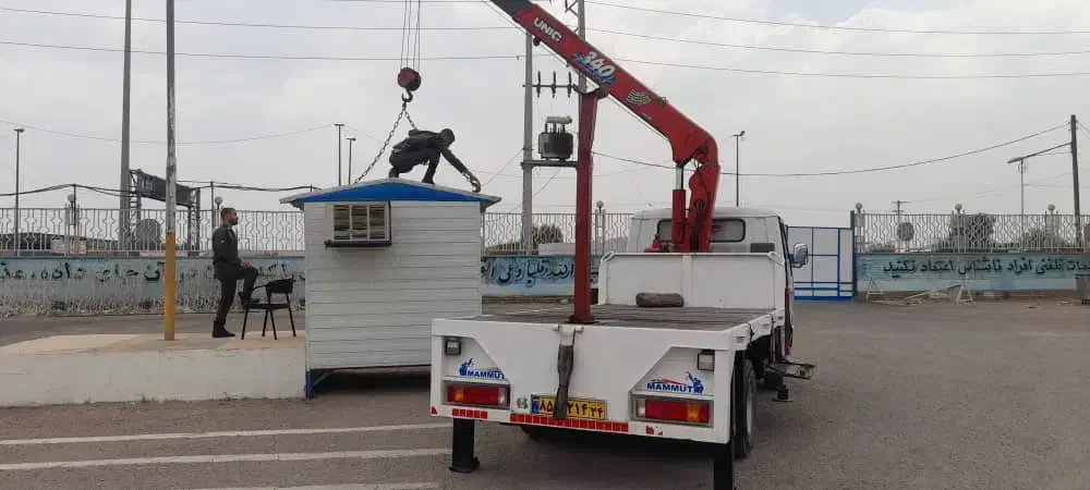 جرثقیل ۳ و۵ تن آماده همکاری شبانه روزی|خدمات حمل و نقل|اهواز, سپیدار|دیوار