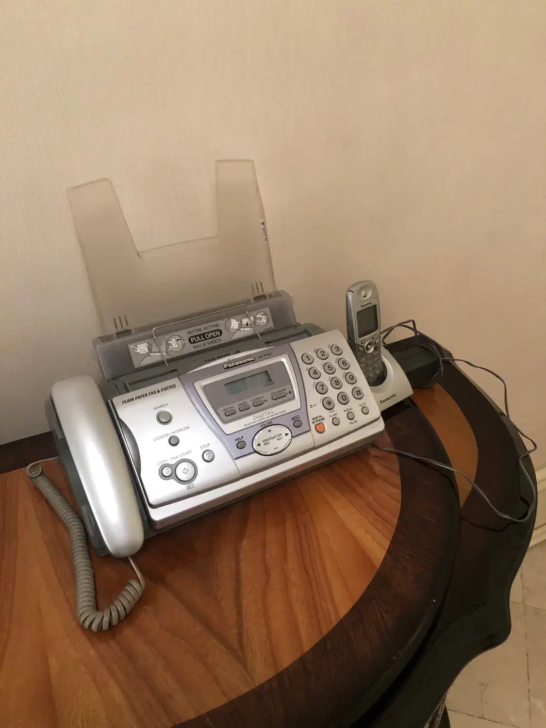 تلفن فکس بی سیم پاناسونیک|پرینتر، اسکنر، کپی، فکس|تهران, فرمانیه|دیوار