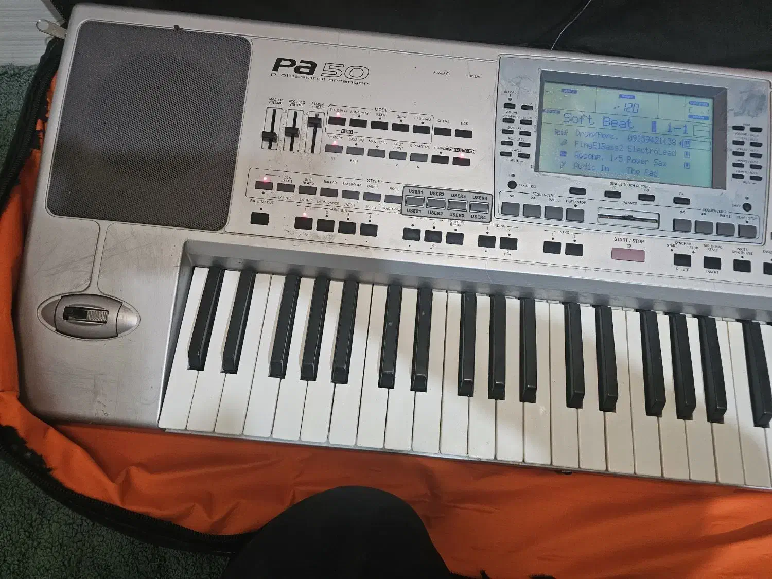 ارگ pa50تبدیل 80|پیانو، کیبورد، آکاردئون|زاهدان, |دیوار