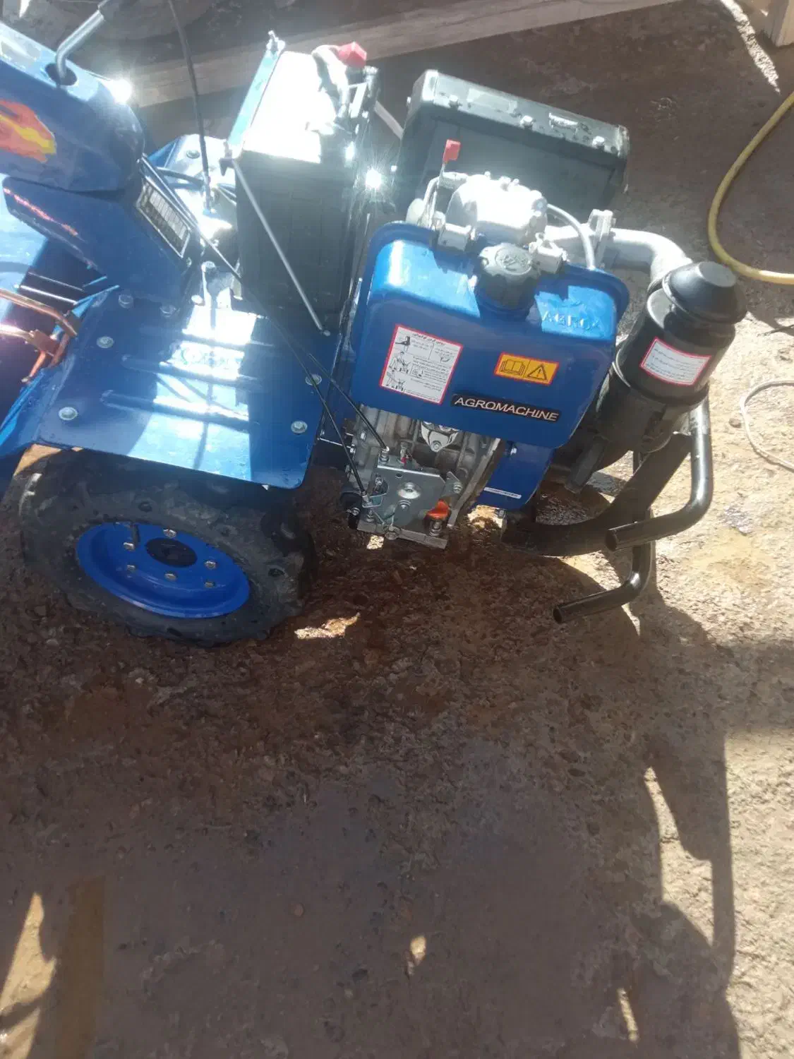 تیلر ده اسب ریتواتور پشت|ماشین‌آلات صنعتی|نیشابور, دانشکده کشاورزی|دیوار