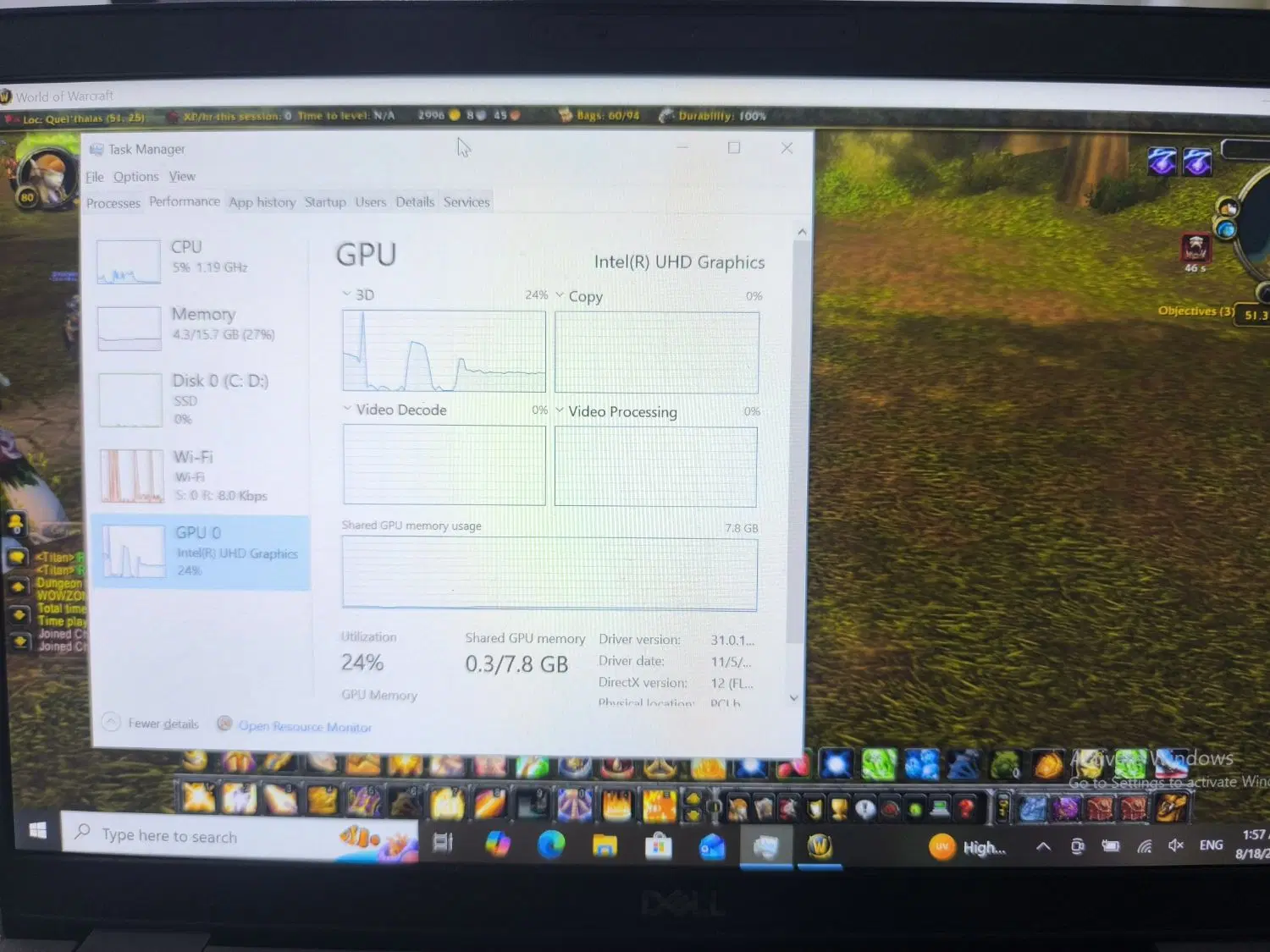 لپ تاپ دل لمسی i7 10610u ram16 256ssd|رایانه همراه|اهواز, زندوکیلی|دیوار