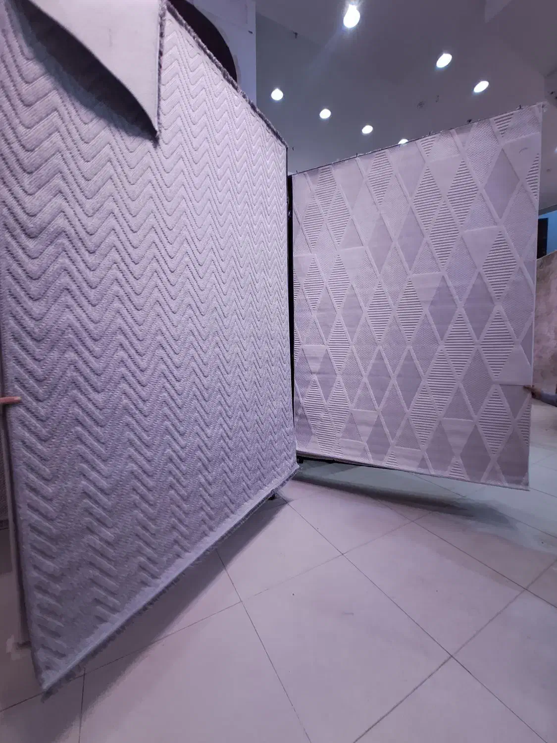 فرش ۶متر پینترستی پتینه کاشان طوسی نگارین|فرش|مشهد, امیر|دیوار