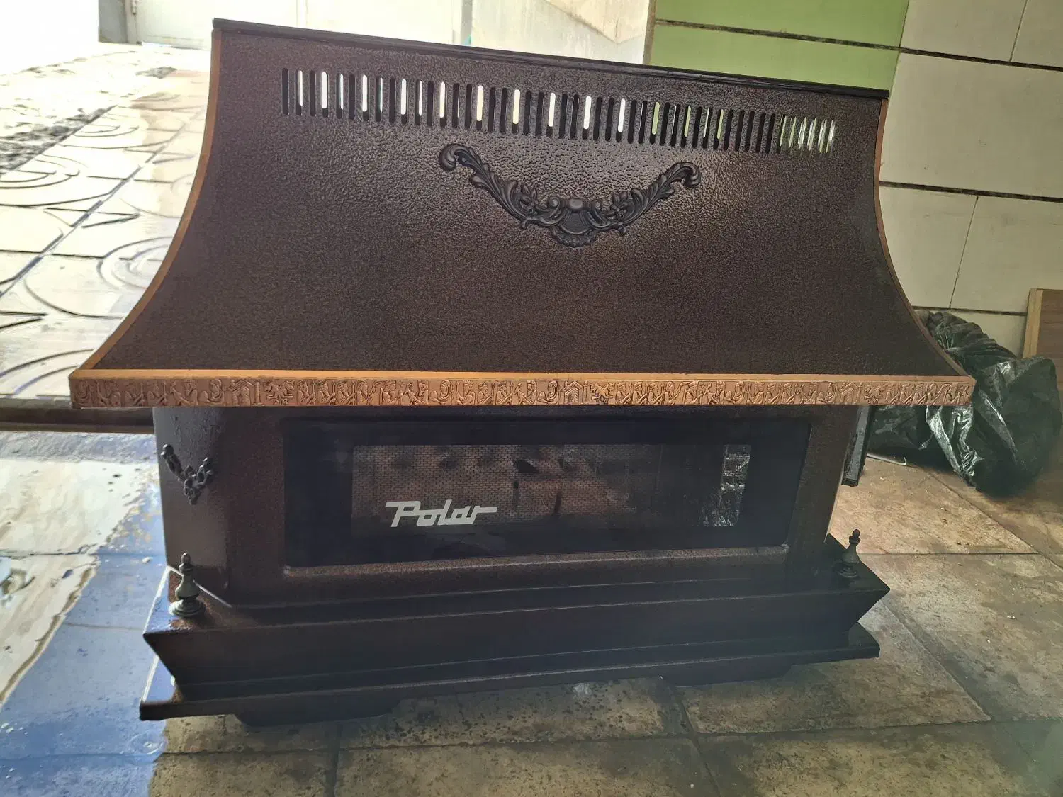 بخاری طرح شومینه|بخاری، هیتر، شومینه|شیراز, شهرک گلدشت حافظ|دیوار