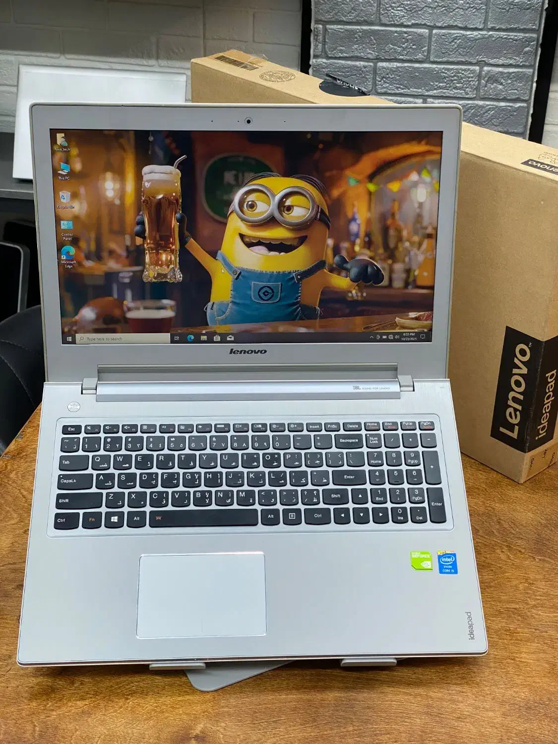 لپتاپ لنوو سفید گرافیک مجزا خانگی در حد|رایانه همراه|همدان, |دیوار