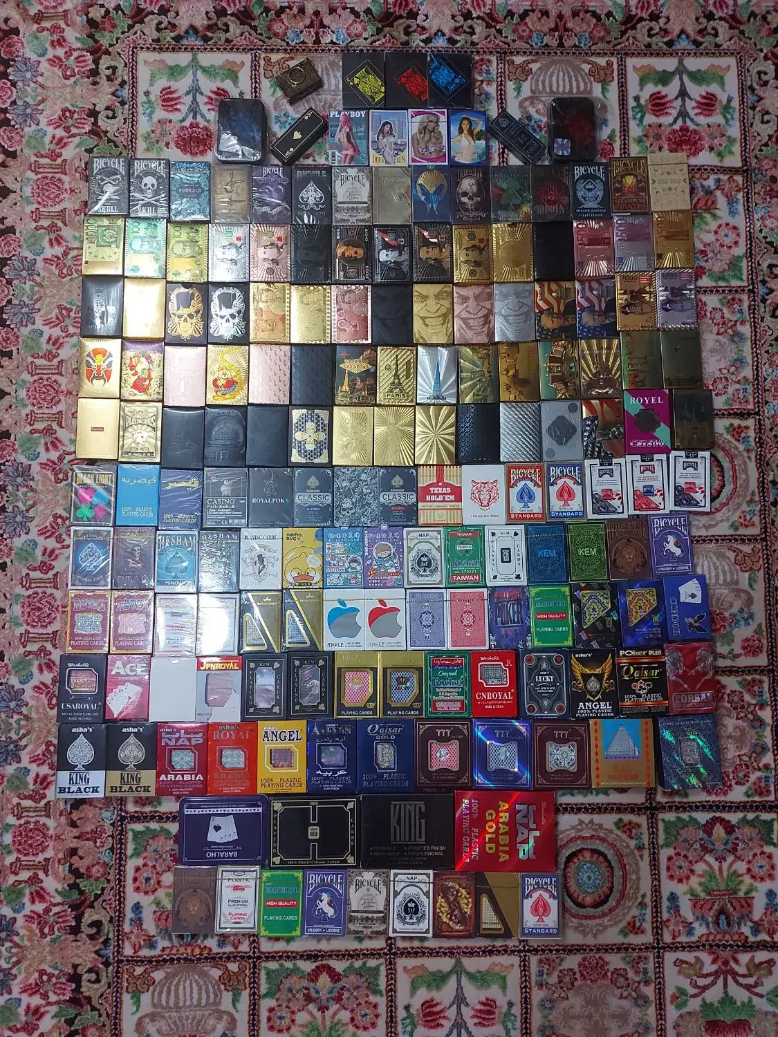 کارت بازی|کلکسیون و سرگرمی|بافت, |دیوار