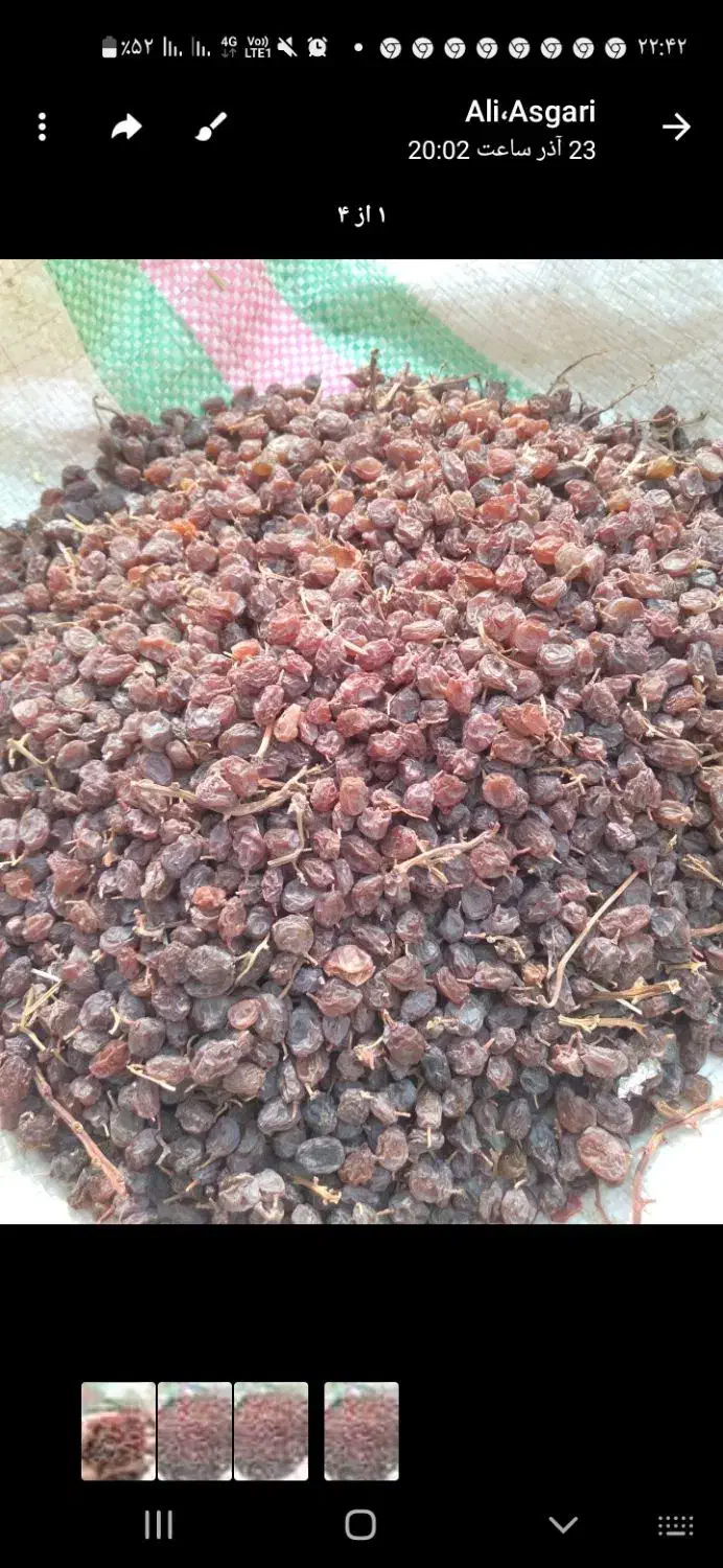 کشمش بیدانه درجه‌ یک|خوردنی و آشامیدنی|قزوین, |دیوار
