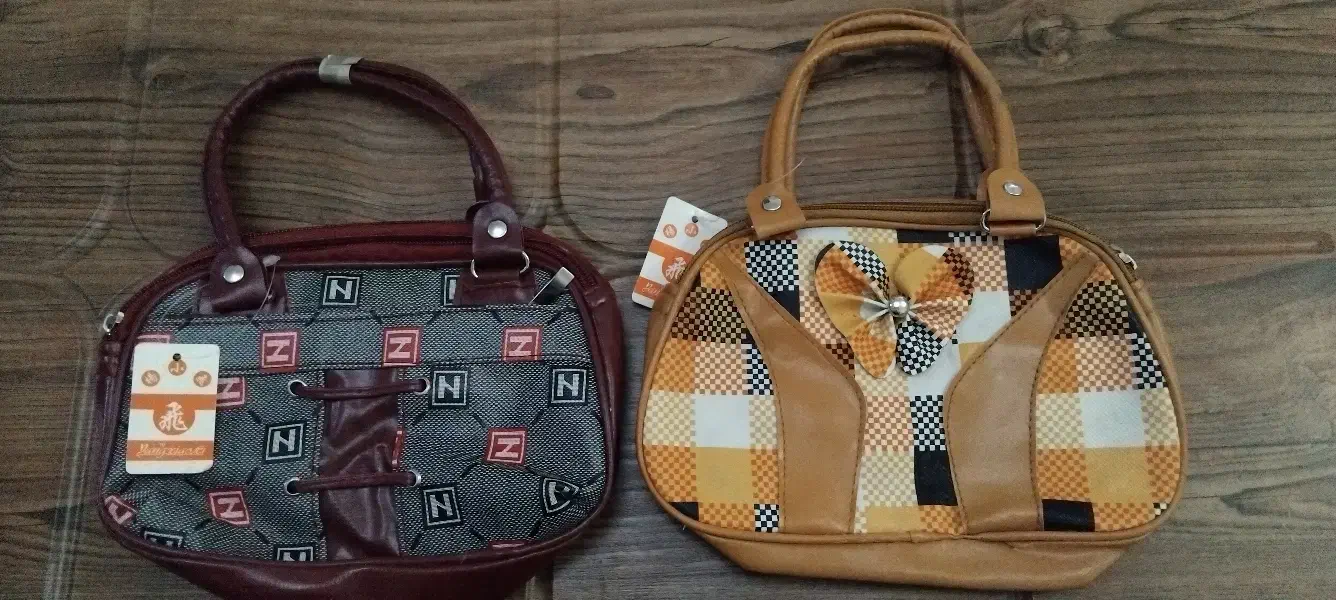 دو عدد کیفِ دستیِ کوچک خارجی|کیف، کفش، کمربند|رشت, حمیدیان|دیوار