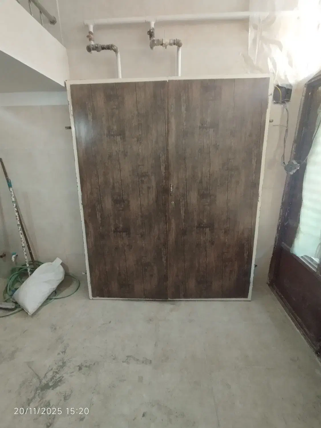 درب چوبی کمد دیواری|جاکفشی، کمد، دراور|قم, ولیعصر|دیوار