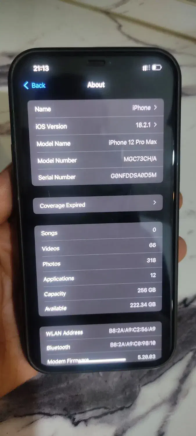 آیفون ۱۲ پرومکس سالم بی خط خش|موبایل|تهران, شهرک گلها (تهرانسر)|دیوار