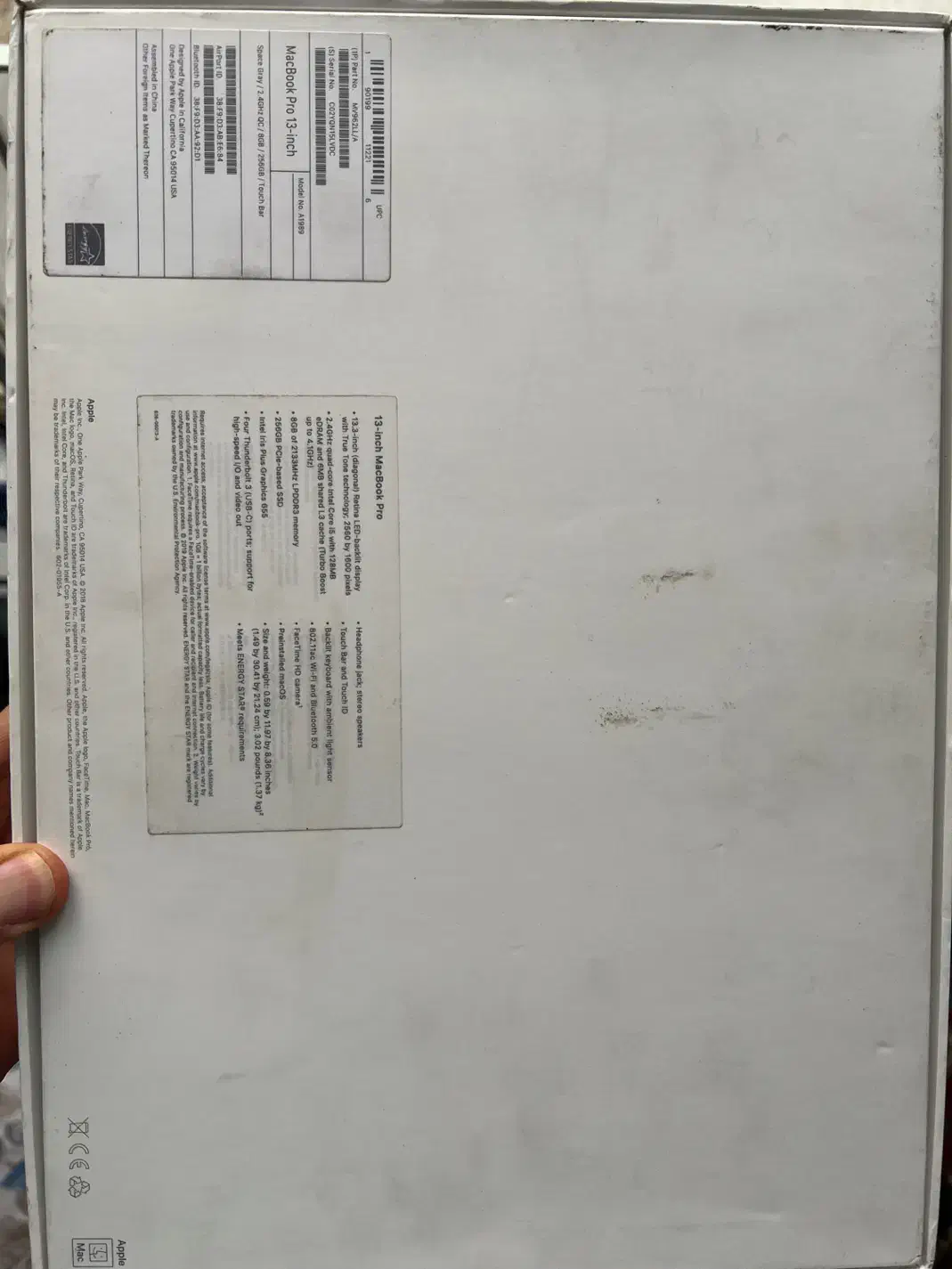 macbook pro 2019 در حد اکبند مک بوک|رایانه همراه|تهران, سعادت‌آباد|دیوار