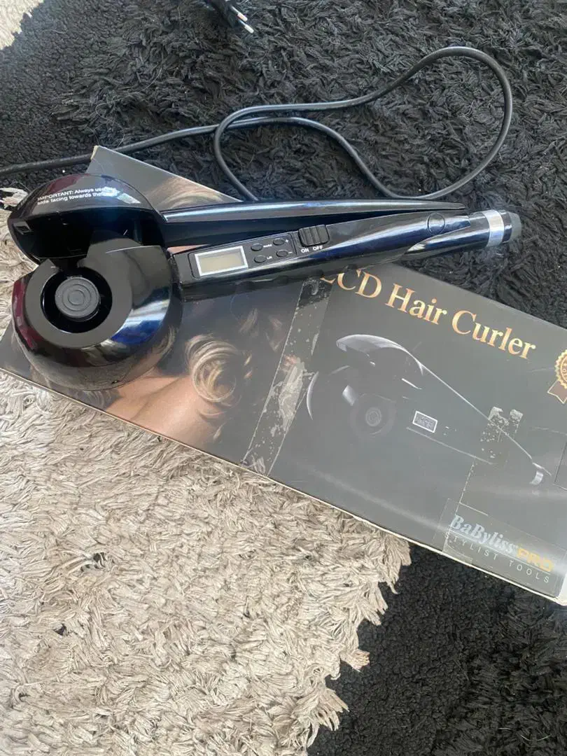 دستگاه  کرلی مو و مو فر کن چرخشی بابلیس|آرایشی، بهداشتی، درمانی|کیش, |دیوار