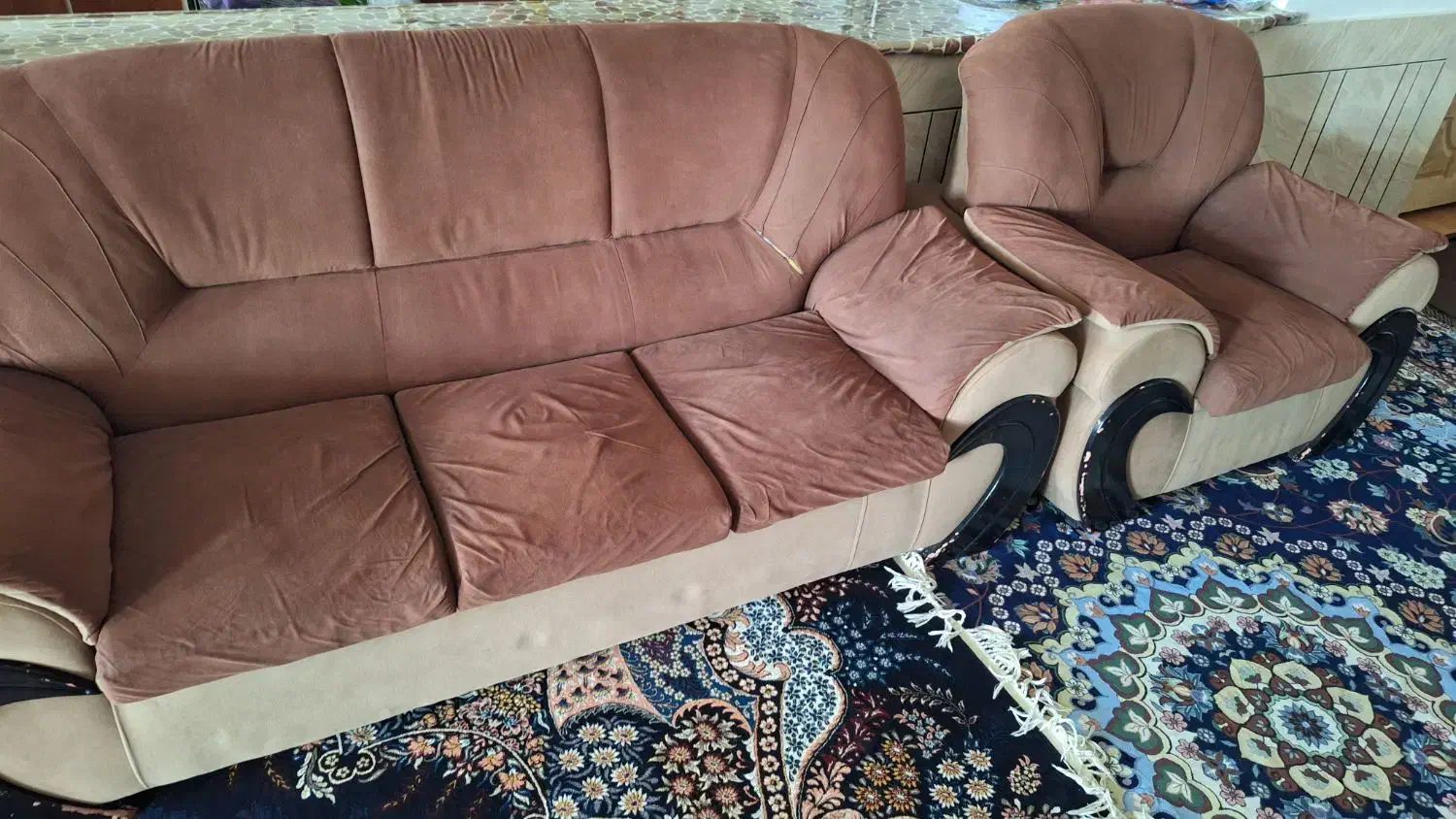 مبل راحتی|مبلمان خانگی و میز عسلی|لردگان, |دیوار