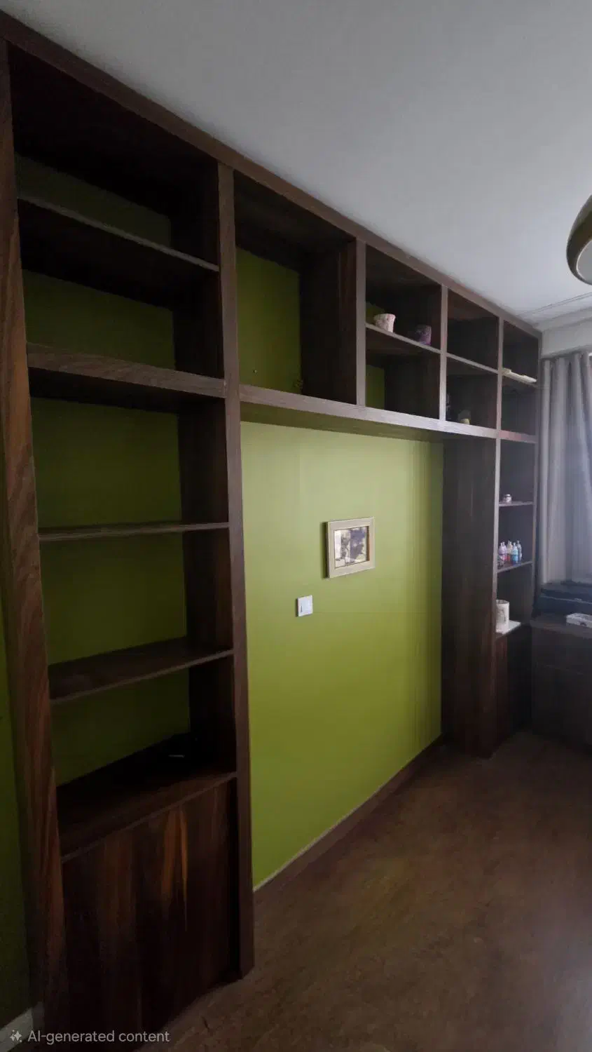 کتابخانه-ام دی اف|کتابخانه، شلف، قفسههای دیواری|اراک, |دیوار