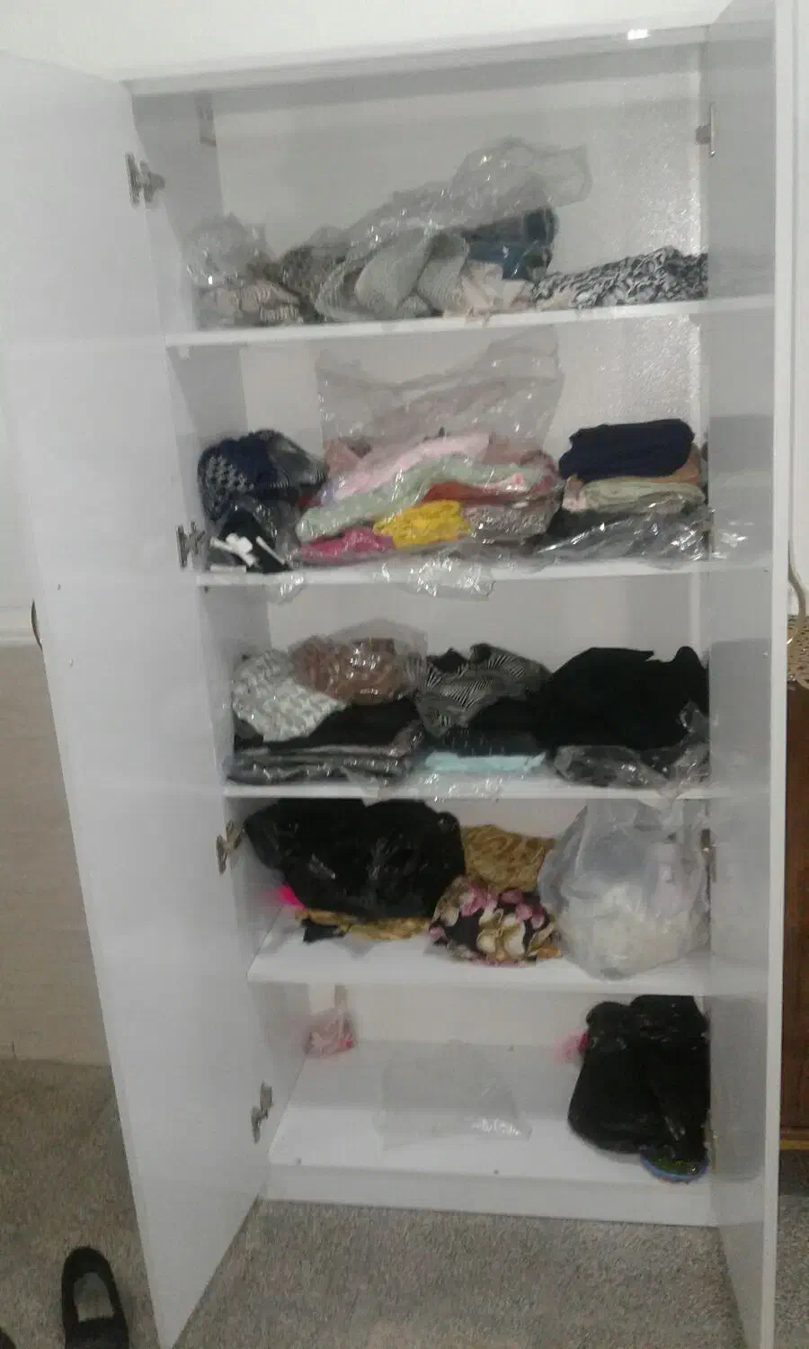 سلام کمد سالم سفید|جاکفشی، کمد، دراور|بهار, |دیوار