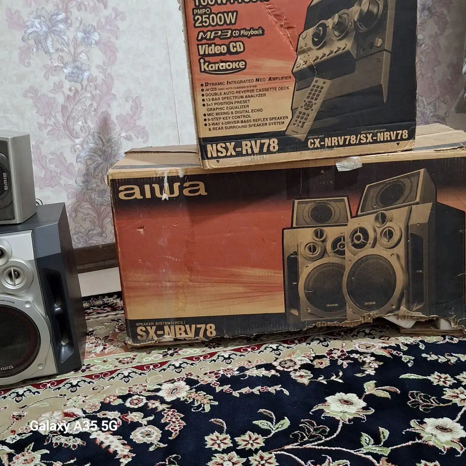 ظبط ایوا کاست خوروسی دی مدلSX-NRV78|سیستم صوتی خانگی|شاهینشهر, شهرک میلاد|دیوار