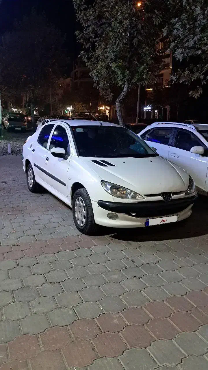 206 sd سفید|خودرو سواری و وانت|گرگان, |دیوار