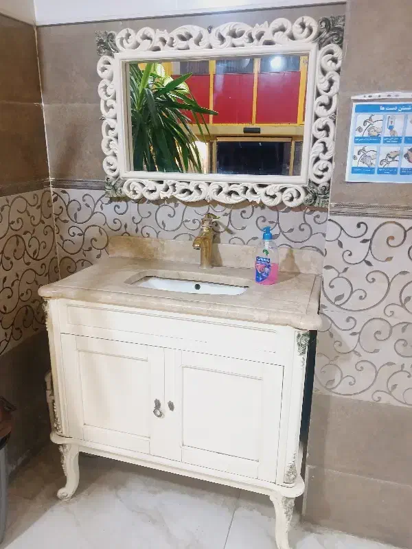 رو شویی با آیینه|لوازم سرویس بهداشتی|قوچان, |دیوار