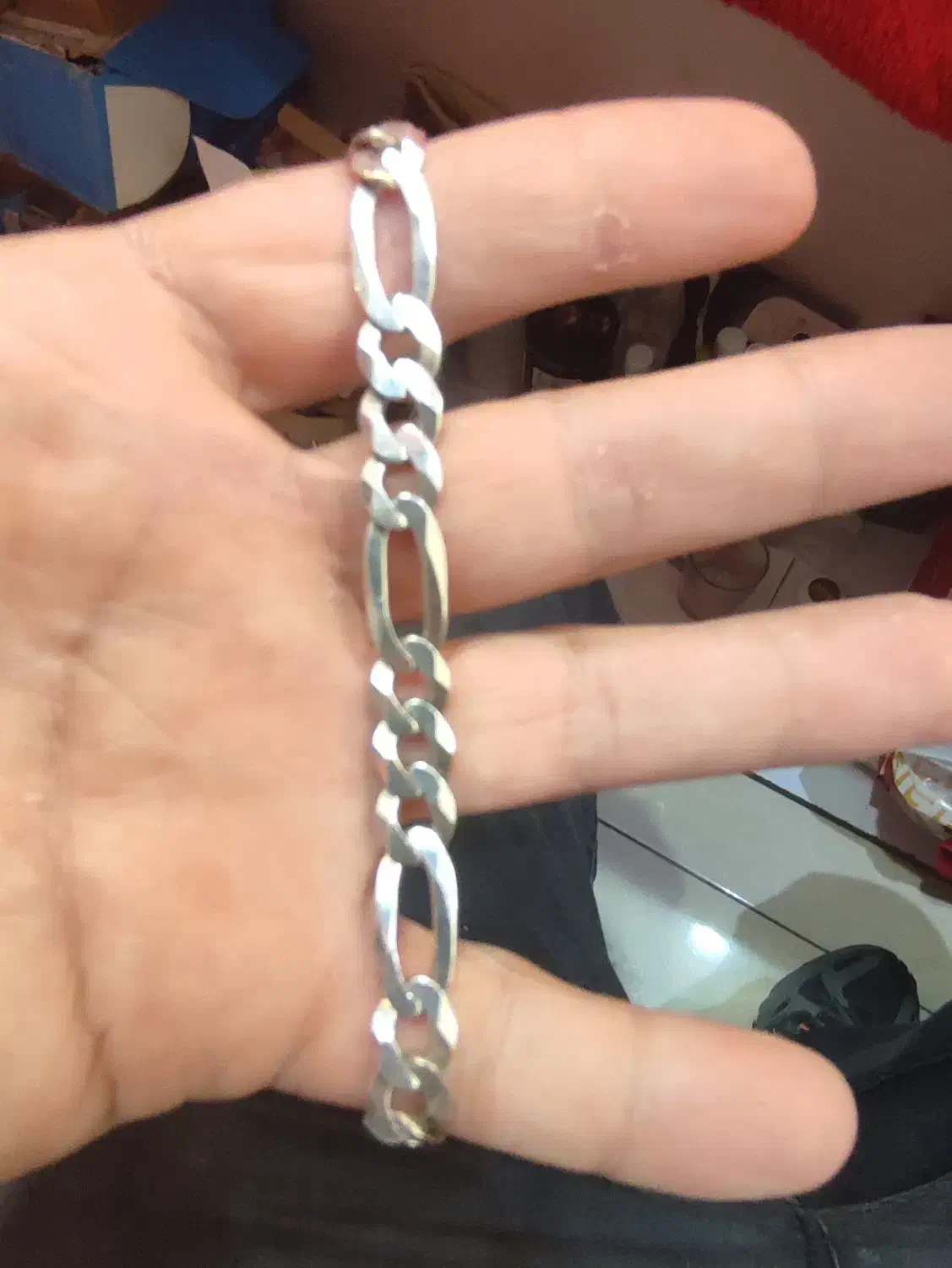 دستبند نقره ی ایتالیایی مدل فیگارو   925|بدلیجات|کرج, ساماندهی|دیوار