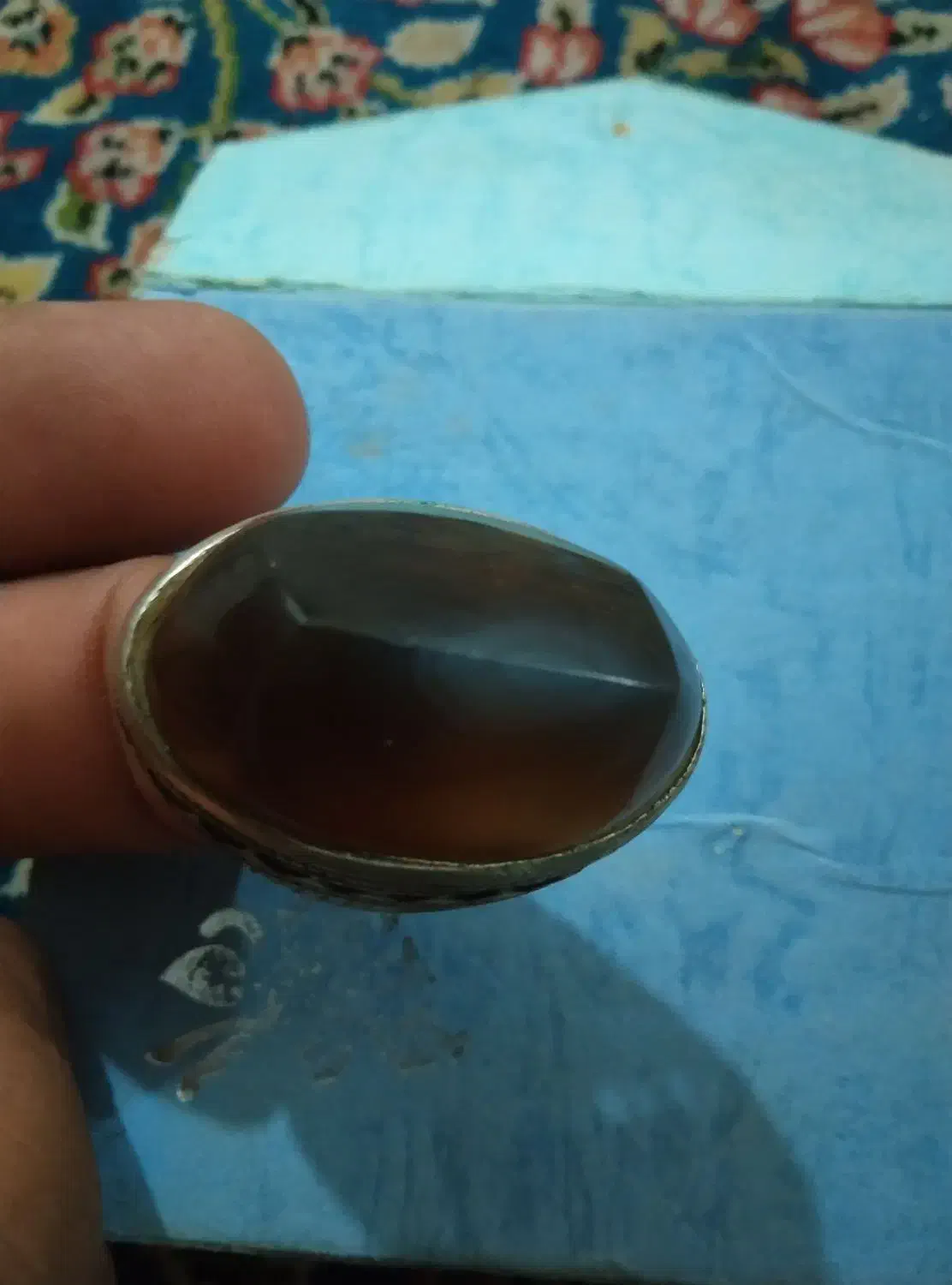 عقیق حدیدسلیمانی تراش تبری|جواهرات|گرگان, |دیوار