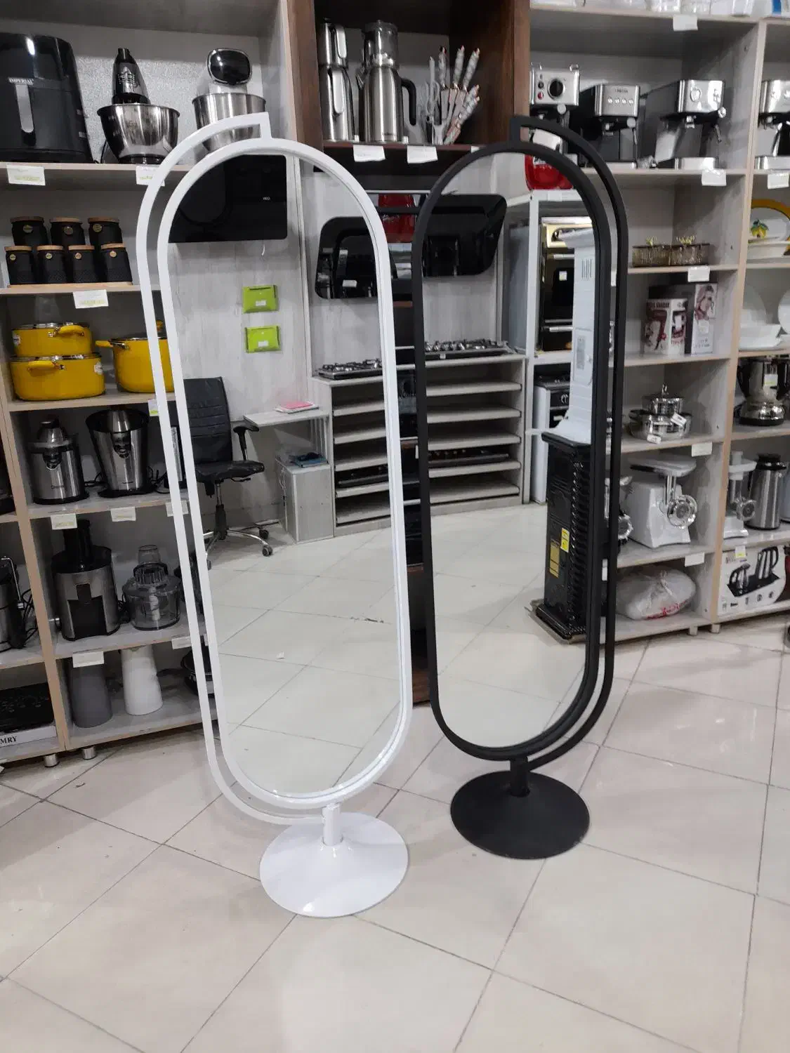 آینه پایه ثابت بشقابی * اثاث مارکت|آینه|سیرجان, |دیوار