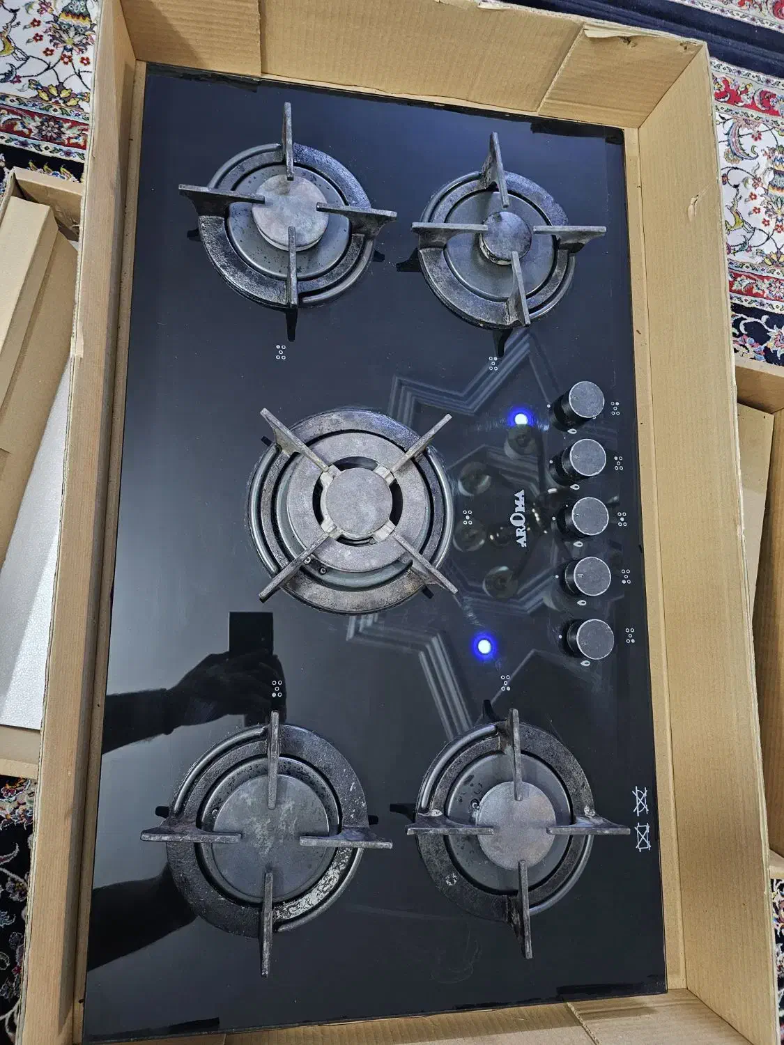 اجاق گاز رومیزی آروما|اجاق گاز و لوازم برقی پخت‌وپز|تهران, تهرانسر شمالی|دیوار