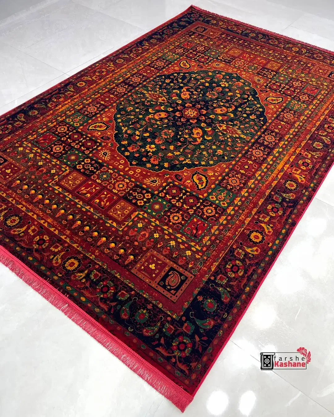 فرش چهل ستون۱۲متری۷۰۰شانه تراکم۲۵۵۰حراج شد۳۵۰۰|فرش|شیراز, فرگاز|دیوار