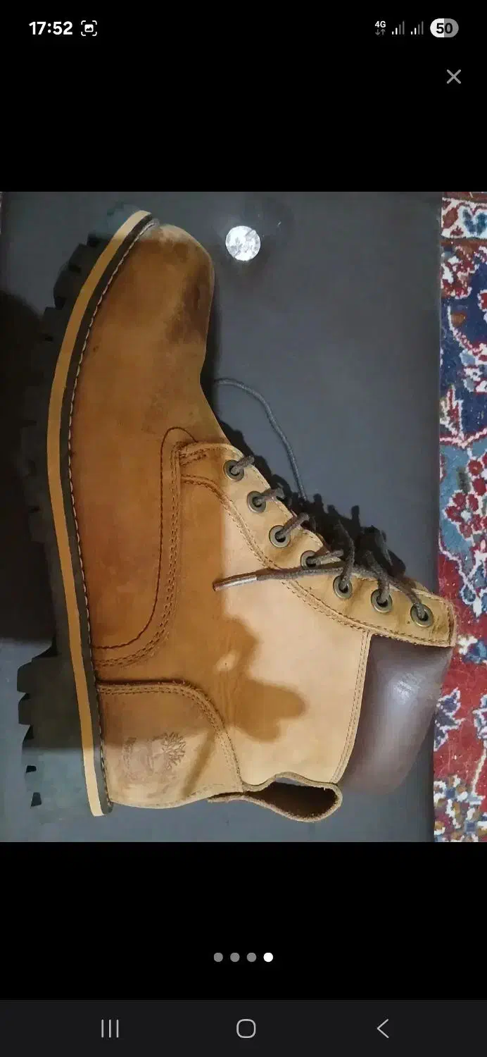 بوت چرم تیمبرلند اورجینال ضدآب|کیف، کفش، کمربند|اقلید, |دیوار