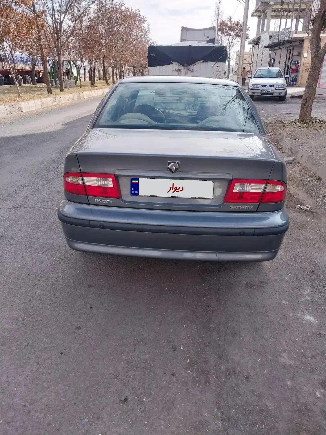 سمند خاکستری مدل ۸۸|خودرو سواری و وانت|دهگلان, |دیوار