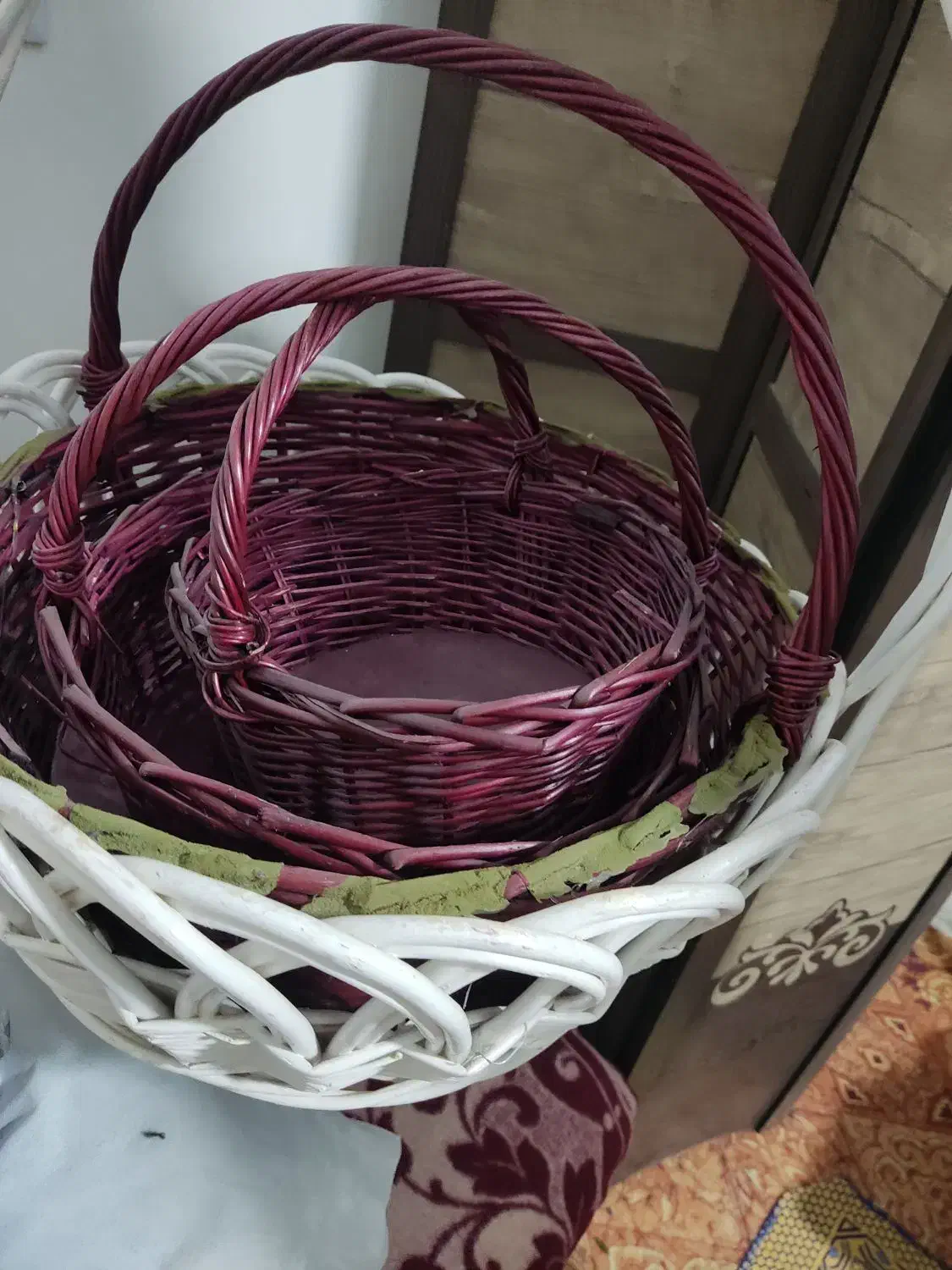 سبد حصیری|صنایع دستی و سایر لوازم تزئینی|بجنورد, |دیوار