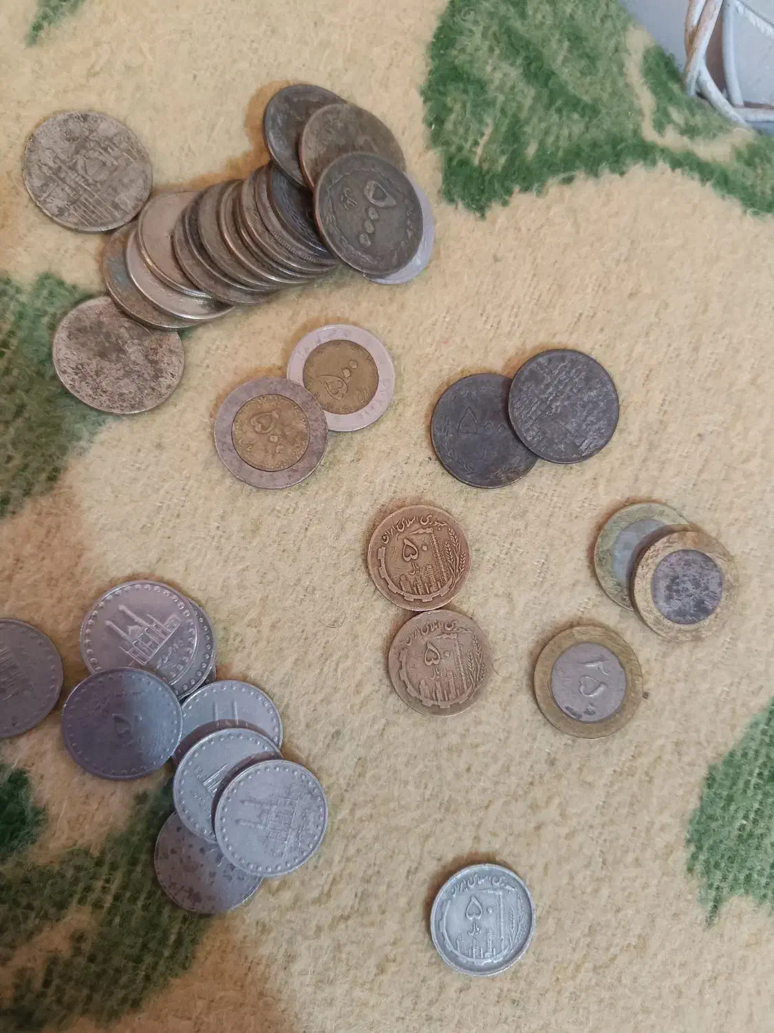 سکه قدیمی|کلکسیون سکه، تمبر، اسکناس|سپیدان, |دیوار