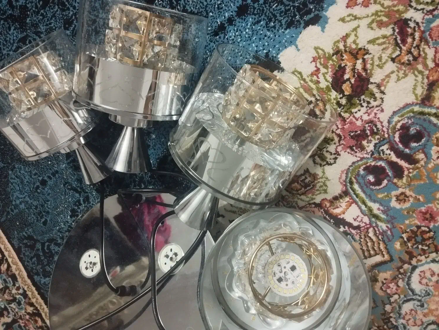 لوستر 4شاخه در حد نو|لوستر و چراغ آویز|گرگان, |دیوار