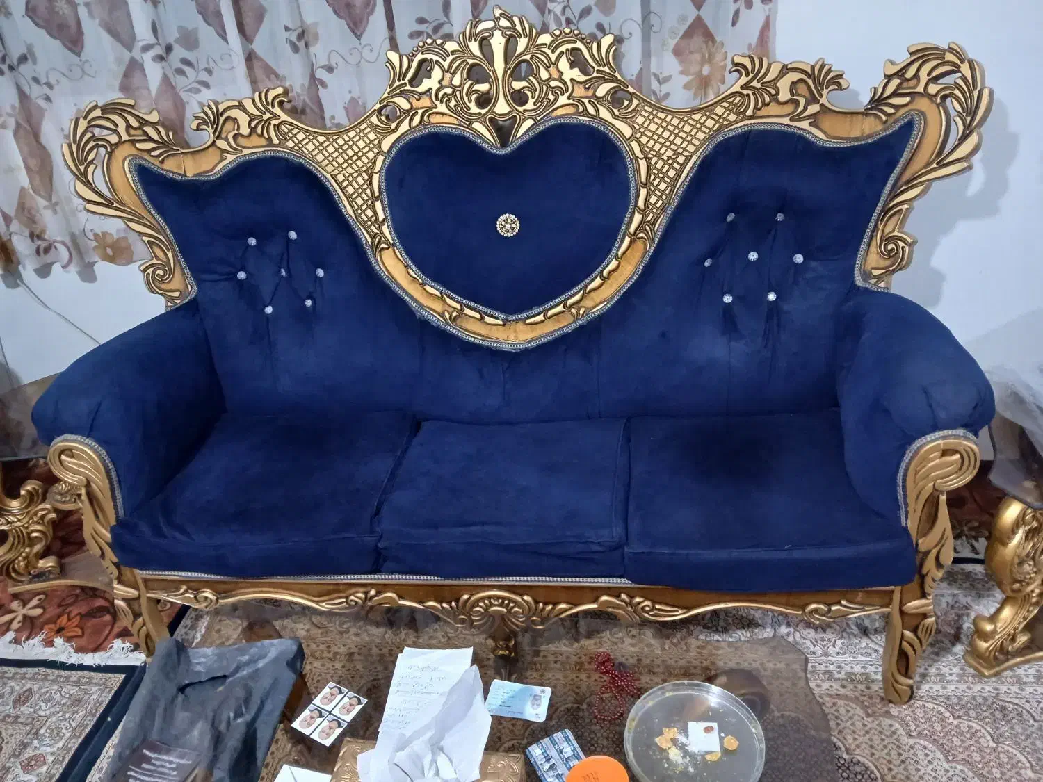 مبل ۷نفره ۵میلیون|مبلمان خانگی و میز عسلی|صفادشت, |دیوار