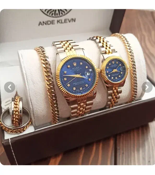 ست ساعتrolex،dizel . no ودستبند،گردنبند،۹۸۸تومن|ساعت|بندر انزلی, گیلار|دیوار