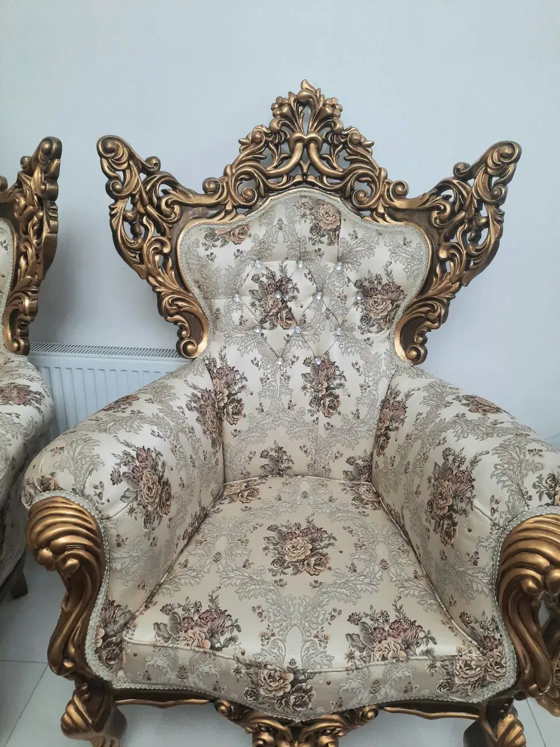 مبلمان ۹ نفره کاملا چوبی|مبلمان خانگی و میز عسلی|اهر, |دیوار