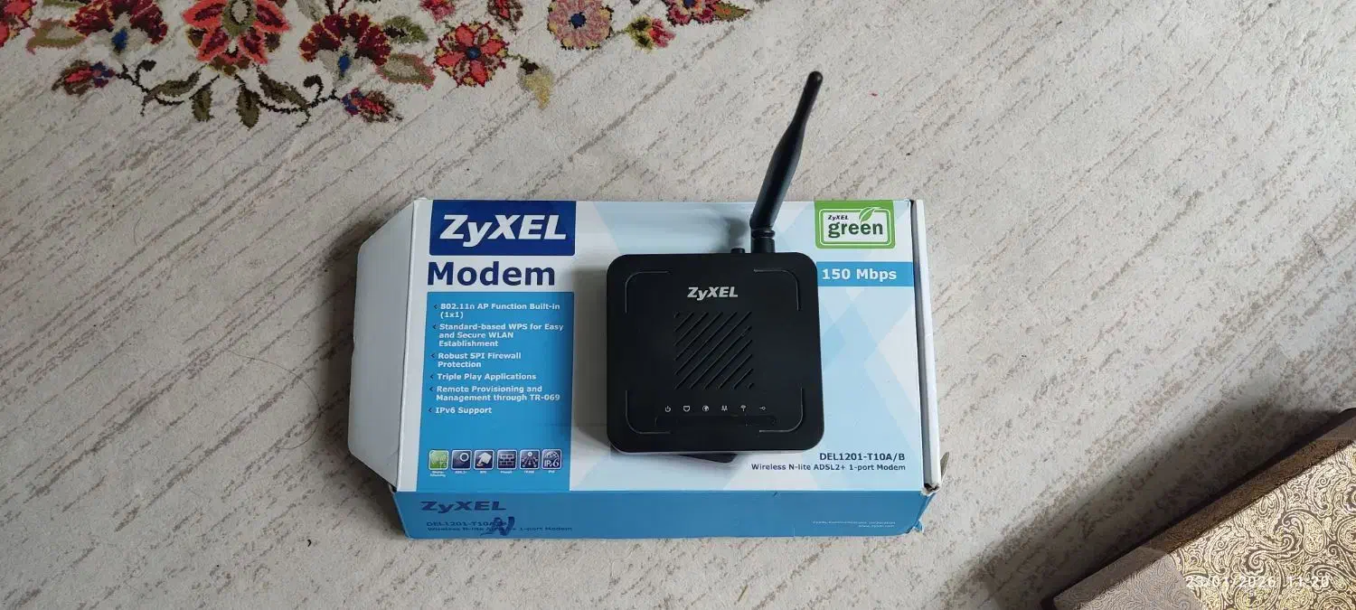 مودم zyxel|مودم و تجهیزات شبکه|مشهد, شهید فرامرز عباسی|دیوار