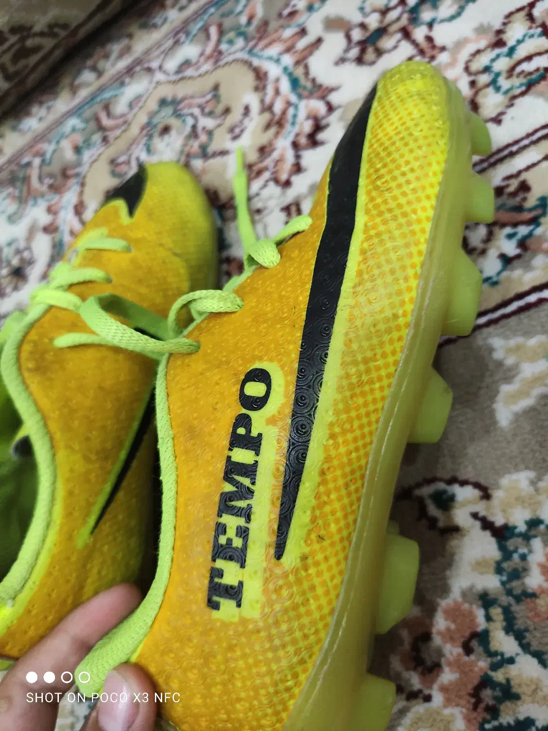 کفش فوتبالی Tempo Nike|کیف، کفش، کمربند|کاشمر, |دیوار