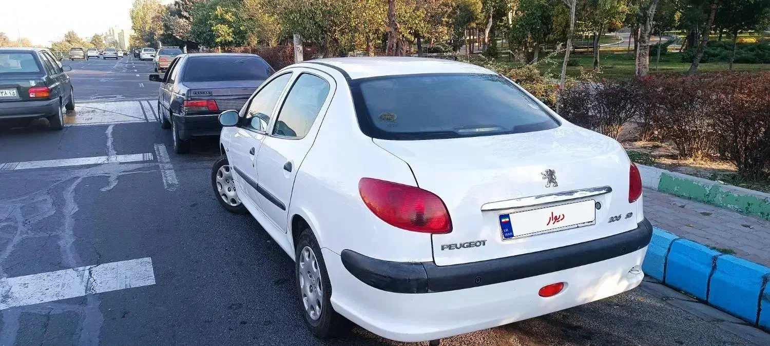 206sdبدون رنگ کم کار|خودرو سواری و وانت|تبریز, |دیوار