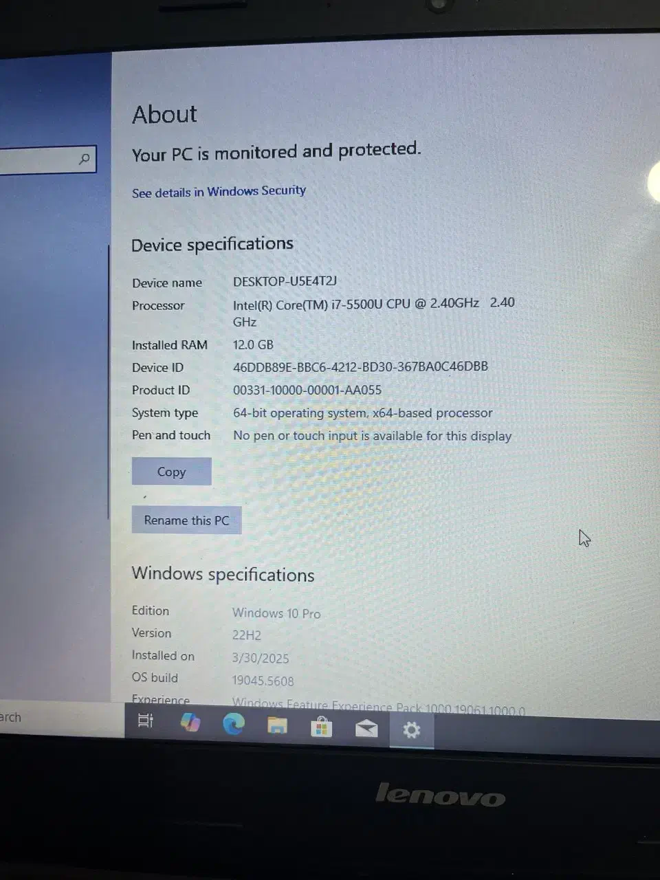 لبتاب lenovo b50 80 مخصوص طراحی|رایانه همراه|ورامین, ورامین|دیوار