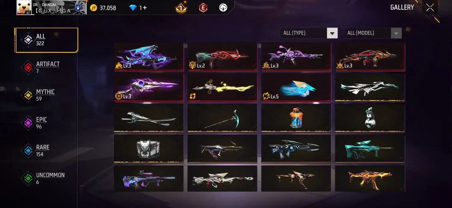 اکانت فری فایر|کنسول، بازی ویدئویی و آنلاین|شیراز, شهرک ترکان|دیوار