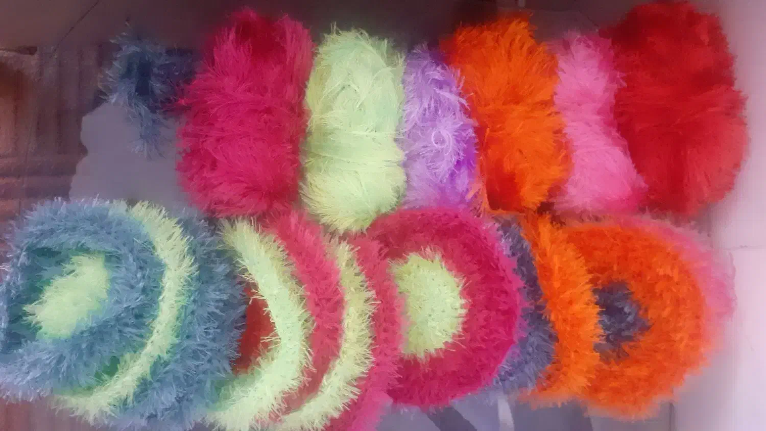 اسکاج بافتنی با کاموا یوموش|لوازم نظافت|هریس, |دیوار