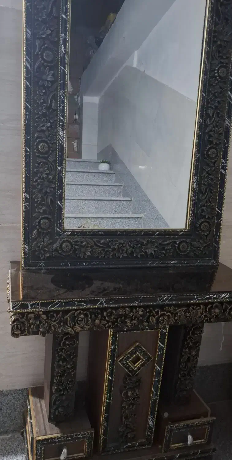 اینه وکنسول بدون زده گی|بوفه، ویترین، کنسول|ساری, |دیوار