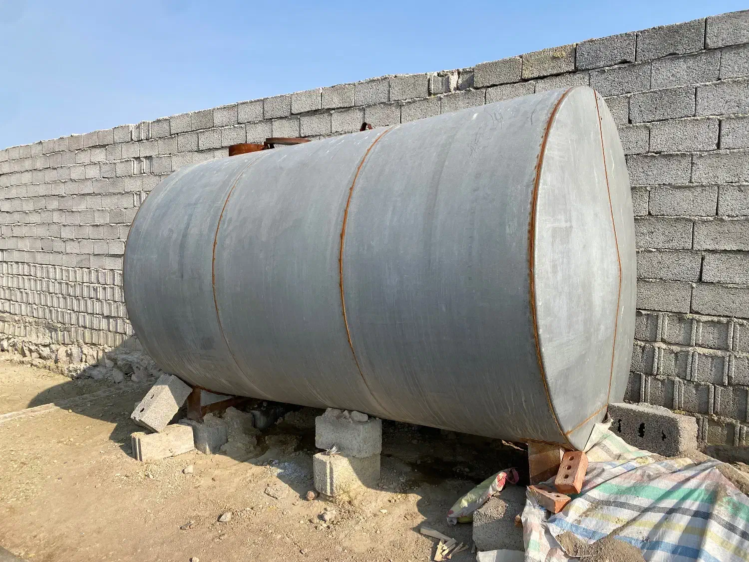 تانکر آب ۱۰ هزار گالوانیزه در حد نو|مصالح و تجهیزات ساختمان|تبریز, |دیوار