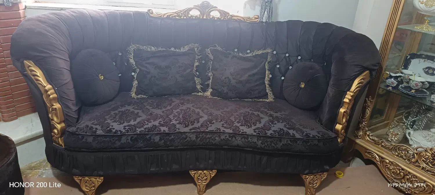 مبل 8نفره نیمه سلطنتی|مبلمان خانگی و میز عسلی|قوچان, |دیوار