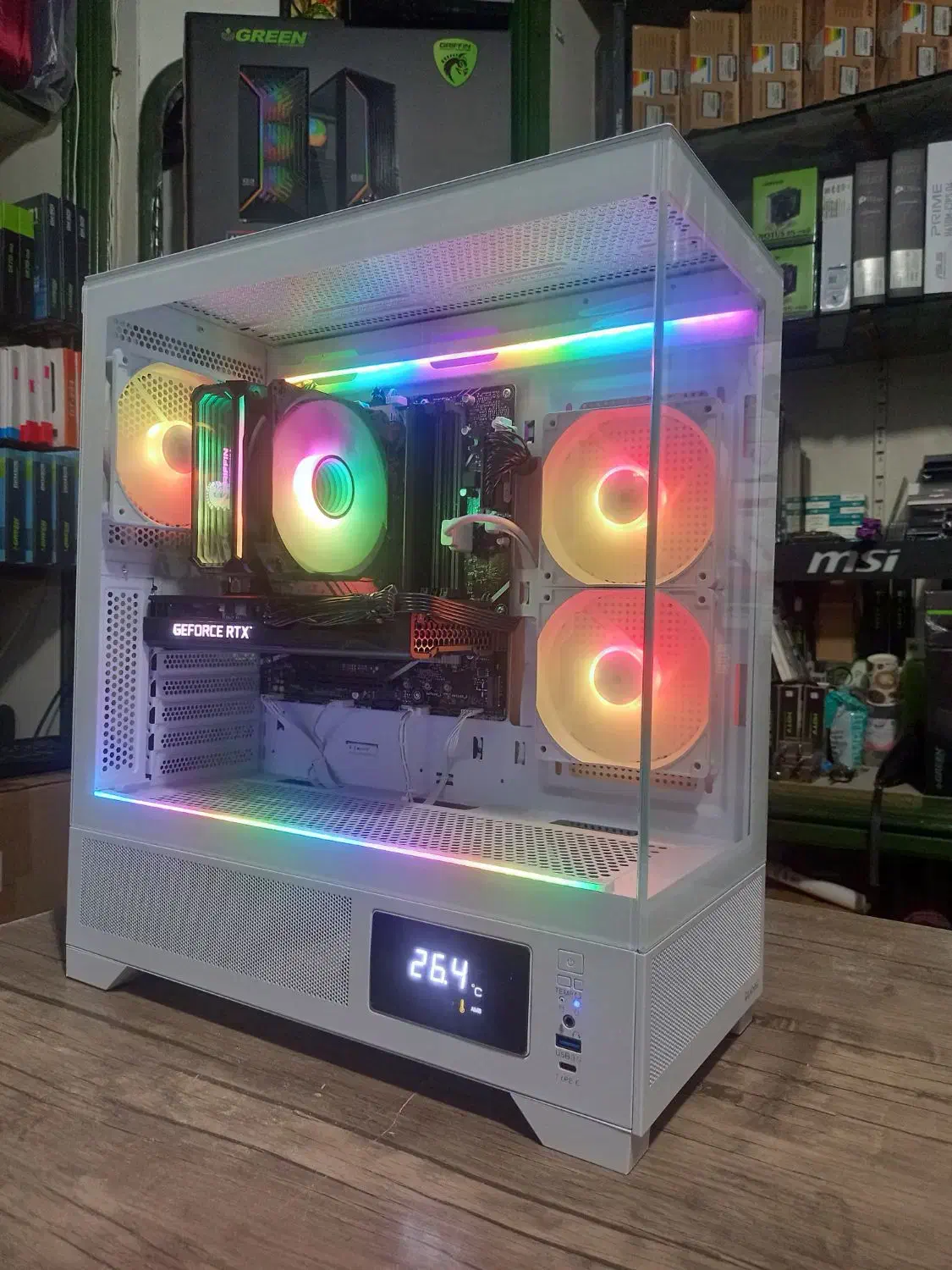 کیس گیمینگ با گرافیک ۵۰۶۰|رایانه رومیزی|رشت, حاجی آباد|دیوار