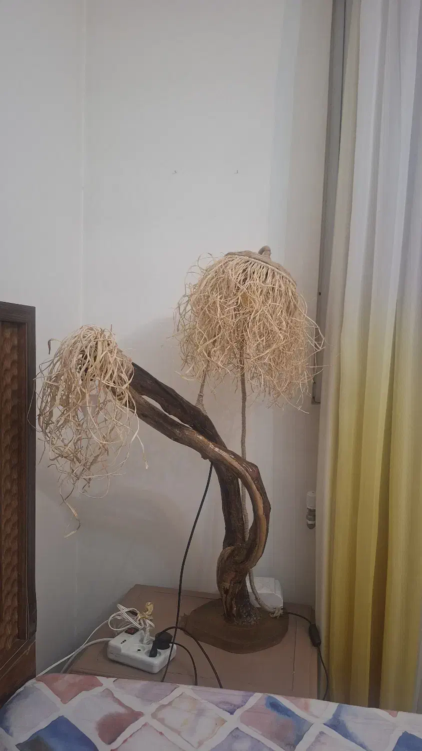 آباژور چوبی دست ساز|چراغ خواب و آباژور|شیراز, شهرک ایثار|دیوار