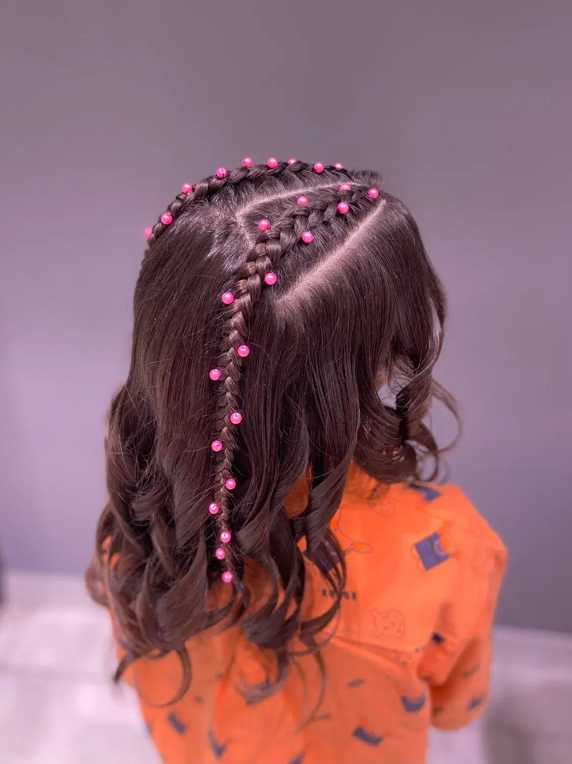 بافت و شنیون کودک|خدمات آرایشگری و زیبایی|آمل, |دیوار